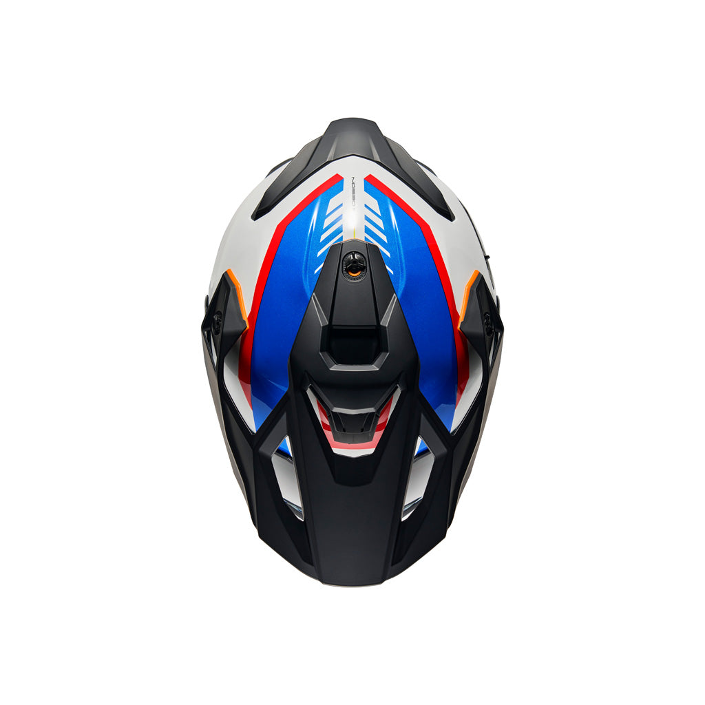 NEXX Y.TRAVL QUEST WHITE BLUE RED MATTE