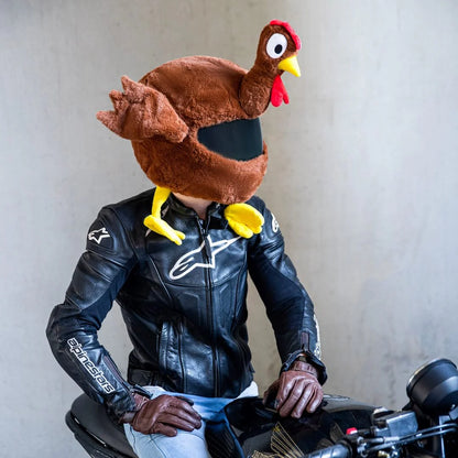 Motorcycle Helmet Cover - Chicken