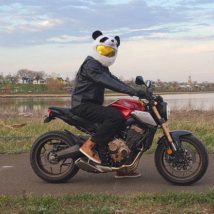 Motorcycle Helmet Cover - Panda