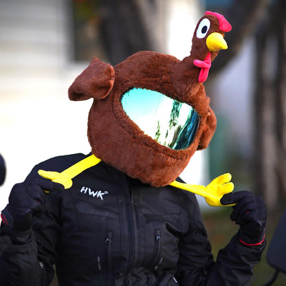 Motorcycle Helmet Cover - Chicken