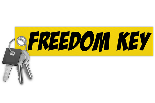 KEY RING - FREEDOM KEY