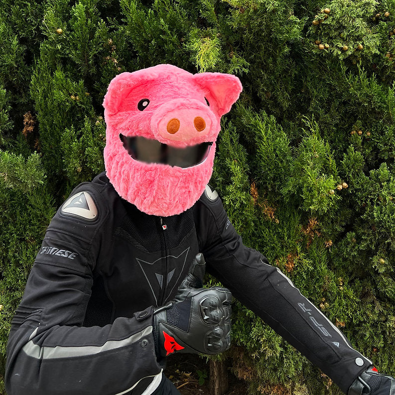 Motorcycle Helmet Cover - Piggy